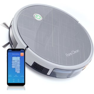 Pure Clean Smart Robot Cleaning Vacuum with Remote Control slide 1 of 9