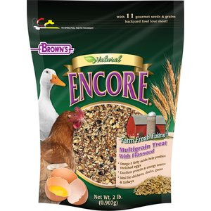 Brown's Encore Multigrain Flaxseed Poultry Treat, 2-lb bag