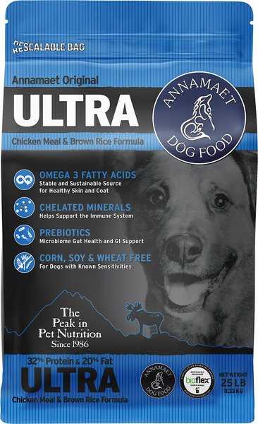 Annamaet Ultra 32% Dry Dog Food, 25-lb bag slide 1 of 6