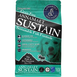 ANNAMAET Grain Free Sustain Formula Dry Dog Food 12 lb bag