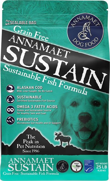 Annamaet Grain-Free Sustain Formula Dry Dog Food, 25-lb bag slide 1 of 6
