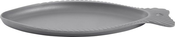 Frisco Fish Shaped Cat Dish, Gray, 0.25 Cup, 1 count slide 1 of 6