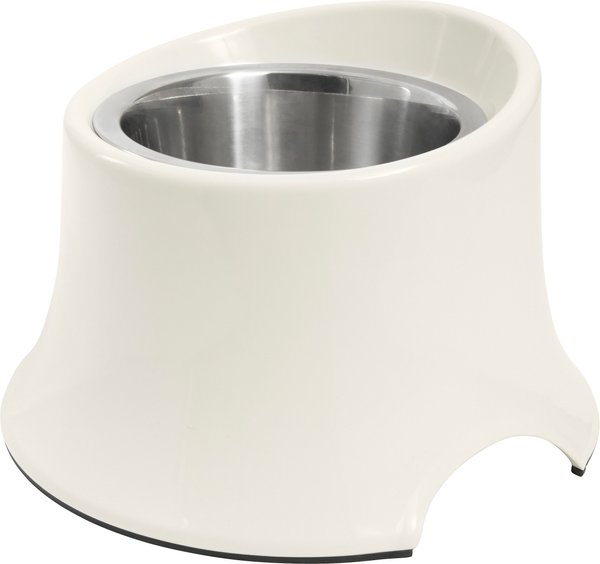 Frisco Stainless Steel Bowl with Elevated Stand, Cream, 3 Cups slide 1 of 8