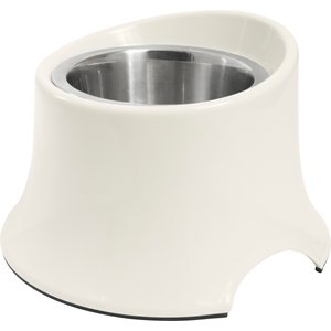 Frisco Stainless Steel Bowl with Elevated Stand, Cream, 3 Cups