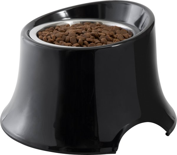 Frisco Stainless Steel Bowl with Elevated Stand, Black, 3 Cup, 1 count slide 1 of 8