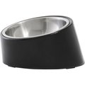 Frisco Slanted Stainless Steel Bowl, Black, 1.25 Cups
