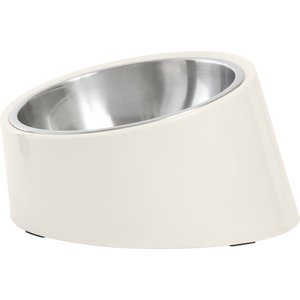 Frisco Slanted Stainless Steel Bowl, Cream, 2.5 Cup