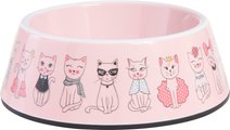 Frisco Pink Cute Cats Melamine Bowl, 1.5 Cup, 1.5 Cup, 1 count