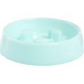 Frisco Fish Shaped Ridges Slow Feed Bowl, Light Blue, Small: 1 cup, 1 count