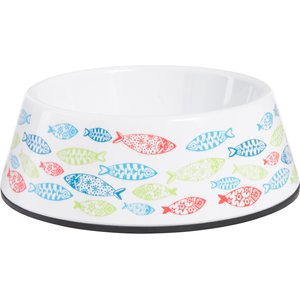 Frisco Colorful Fish Melamine Bowl, 1.5 cup, 1 count