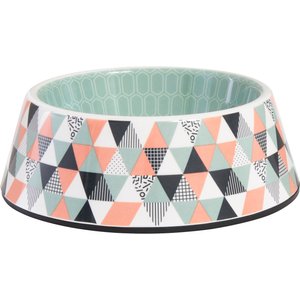 Frisco Colorful Geometric Melamine Bowl, Small: 1.5 cup