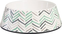 Frisco Chevron Brushed Melamine Bowl, Small: 1.5 cup