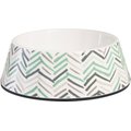 Frisco Chevron Brushed Melamine Bowl, Small: 1.5 cup