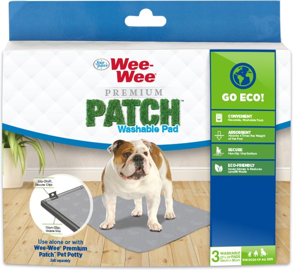 Wee-Wee Premium Patch Washable Dog Pee Pad, 22 x 23 in, 3 count, Unscented slide 1 of 7