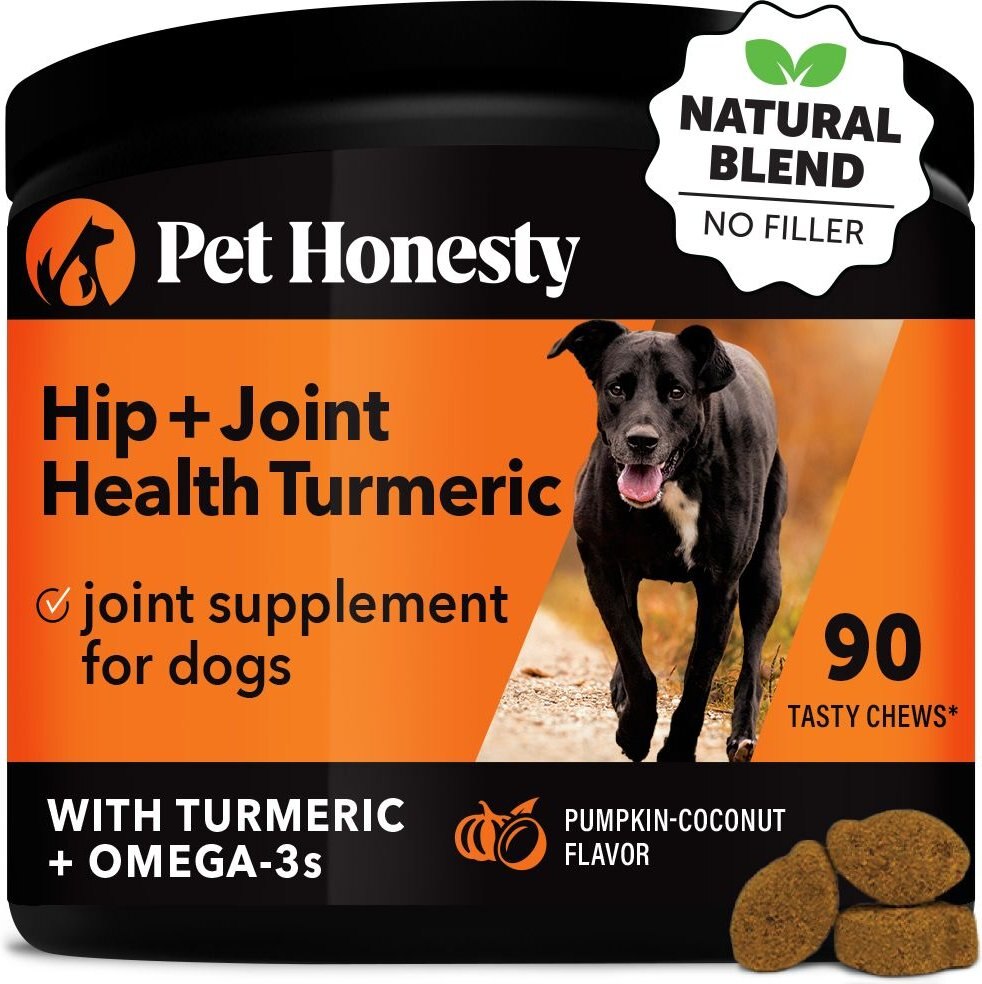 PETHONESTY Hip + Joint Health Turmeric Pumpkin & Coconut Flavored Soft