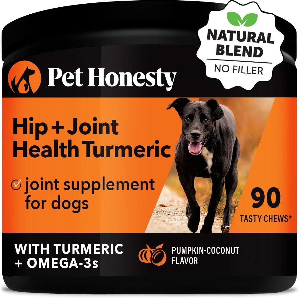 Zesty Paws Turmeric Curcumin with Bioperine for Dogs - Dog Joint Supplement  with Coconut Oil & Black Pepper Extract - Soft Chews for Canine Immune  System Support - Bacon Flavor - 90