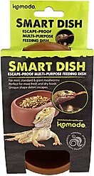 Komodo Smart Dish Multi-Purpose Feeding Reptile Dish, Brown, Small slide 1 of 2