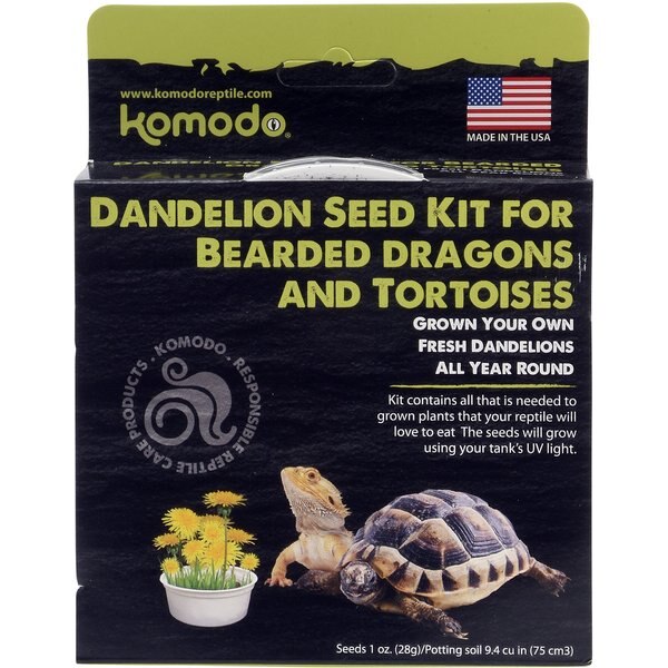 KOMODO Dandelion Bearded Dragon & Tortoise Seed Kit