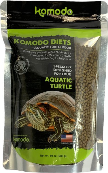 Komodo Diet Aquatic Turtle Food, 10-oz bag slide 1 of 3