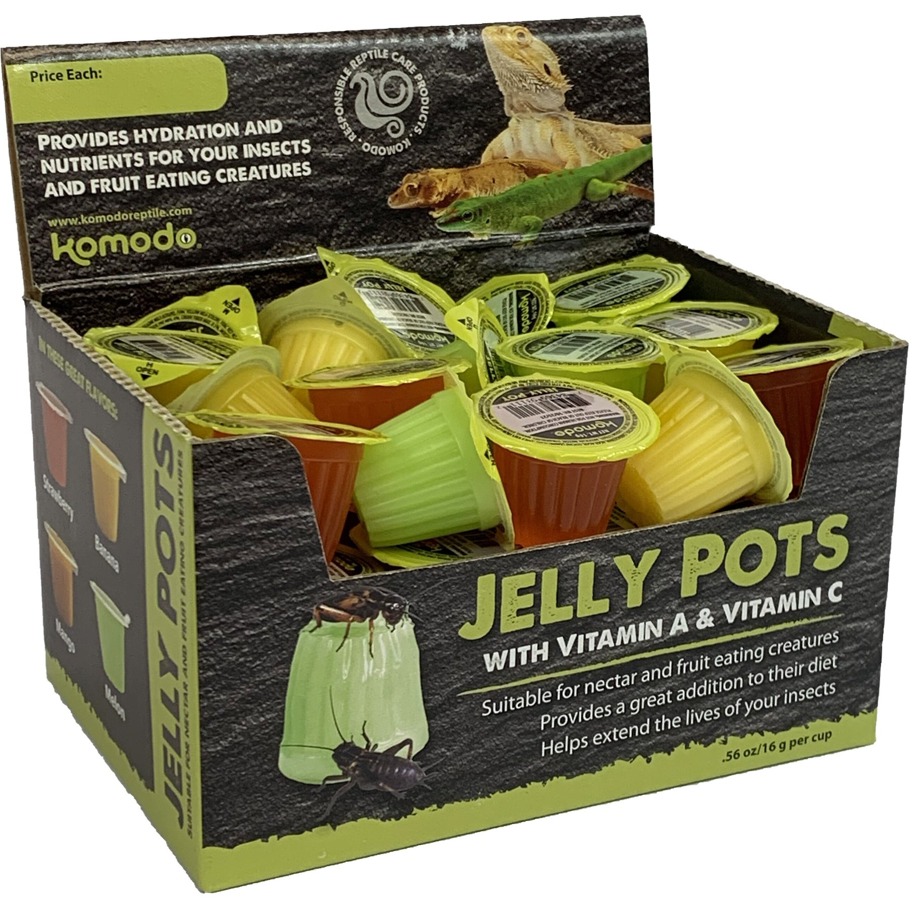 Komodo Jelly Pots Reptile Food