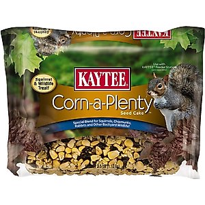 Kaytee Corn-a-Plenty Seed Cake Squirrel Food, 2.5-lb, 1 count