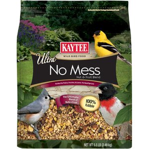 Kaytee Waste Free Nut & Fruit Blend Wild Bird Food, 5.5-lb bag