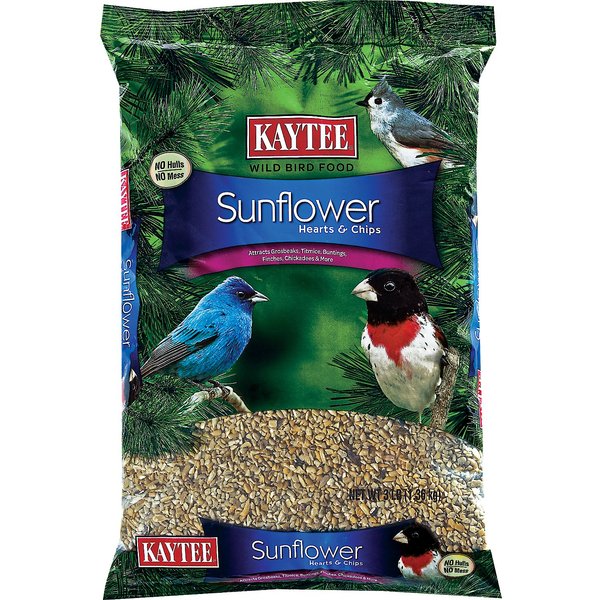Kaytee Sunflower Hearts & Chips Wild Bird Food, 14-lb bag