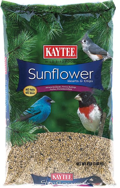 Kaytee Sunflower Hearts & Chips Wild Bird Food, 8-lb bag slide 1 of 7