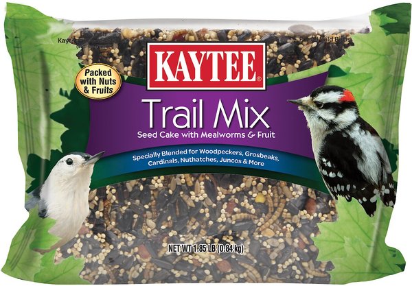 Kaytee Trail Mix Seed Cake Wild Bird Food, 1 count slide 1 of 4
