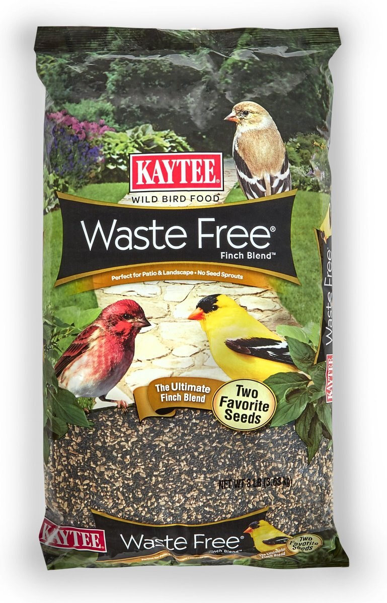 Kaytee Waste Free Finch Blend Wild Bird Food, 8-lb bag