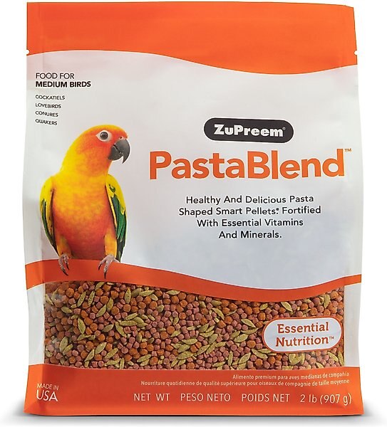 ZuPreem PastaBlend Daily Medium Bird Food, 2-lb bag slide 1 of 6
