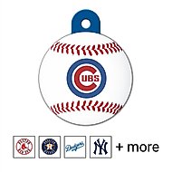 Quick-Tag MLB Circle Personalized Dog & Cat ID Tag, Large