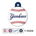 Quick-Tag MLB Circle Personalized Dog & Cat ID Tag, Large, New York Yankees