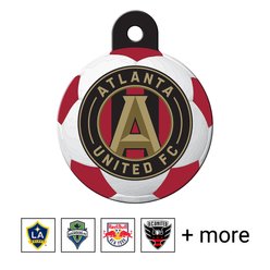 Quick-Tag MLS Circle Personalized Dog & Cat ID Tag, Large, Atlanta United