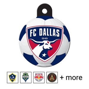 Quick-Tag MLS Circle Personalized Dog & Cat ID Tag, Large, FC Dallas