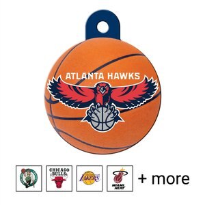 Quick-Tag NBA Circle Personalized Dog & Cat ID Tag, Large, Atlanta Hawks