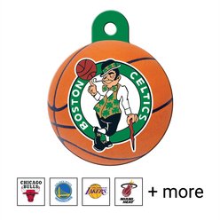 Quick-Tag NBA Circle Personalized Dog & Cat ID Tag, Large, Boston Celtics