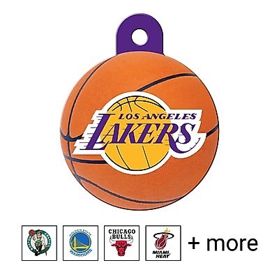 Quick-Tag NBA Circle Personalized Dog & Cat ID Tag, Large, slide 1 of 1