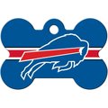 Quick-Tag NFL Bone Personalized Dog ID Tag, Large, Buffalo Bills