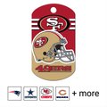 Quick-Tag NFL Military Personalized Dog ID Tag, Large, San Francisco 49ers