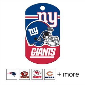 Quick-Tag NFL Military Personalized Dog ID Tag, Large, New York Giants
