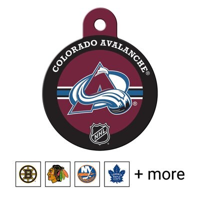 Quick-Tag NHL Circle Personalized Dog & Cat ID Tag, Large, slide 1 of 1