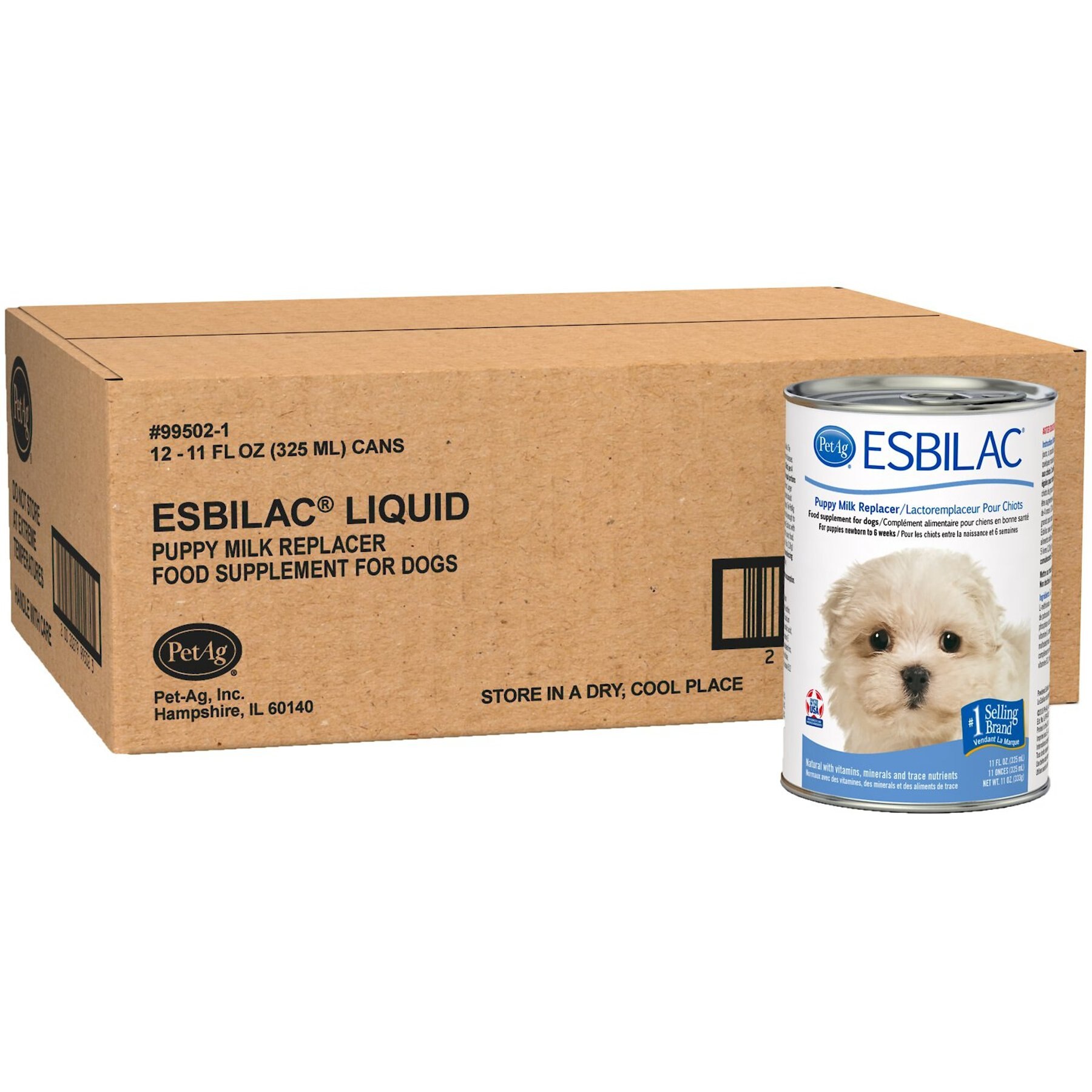 PETAG Esbilac Puppy Milk Replacer Liquid for Puppies 11 fl oz can Chewy