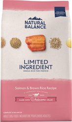 Natural Balance Limited Ingredient Salmon & Brown Rice Recipe Dry Dog Food, 4-lb bag