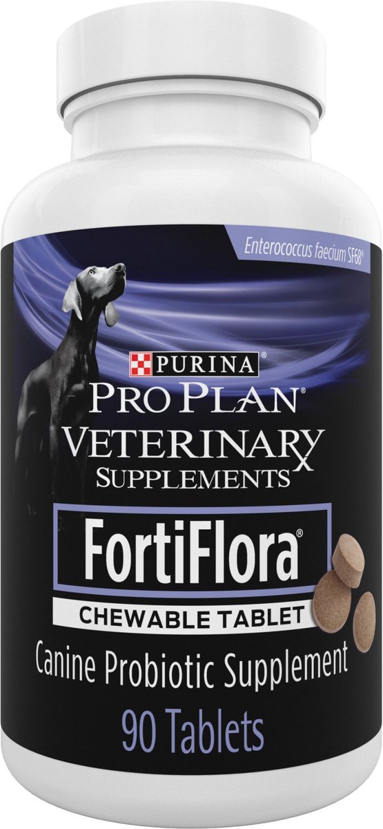 Purina Pro Plan Veterinary Diets FortiFlora Chewable Tablets Digestive Supplement for Dogs