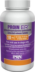 Proin (phenylpropanolamine hydrochloride) Extended-Release Tablets for Dogs, 18-mg, 1 tablet slide 1 of 4