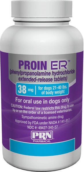 Proin Extended-Release Tablets for Dogs, 38-mg,1 tablet slide 1 of 5
