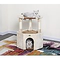Go Pet Club 32-in Large Perch Cat Tree Condo, Beige/Brown
