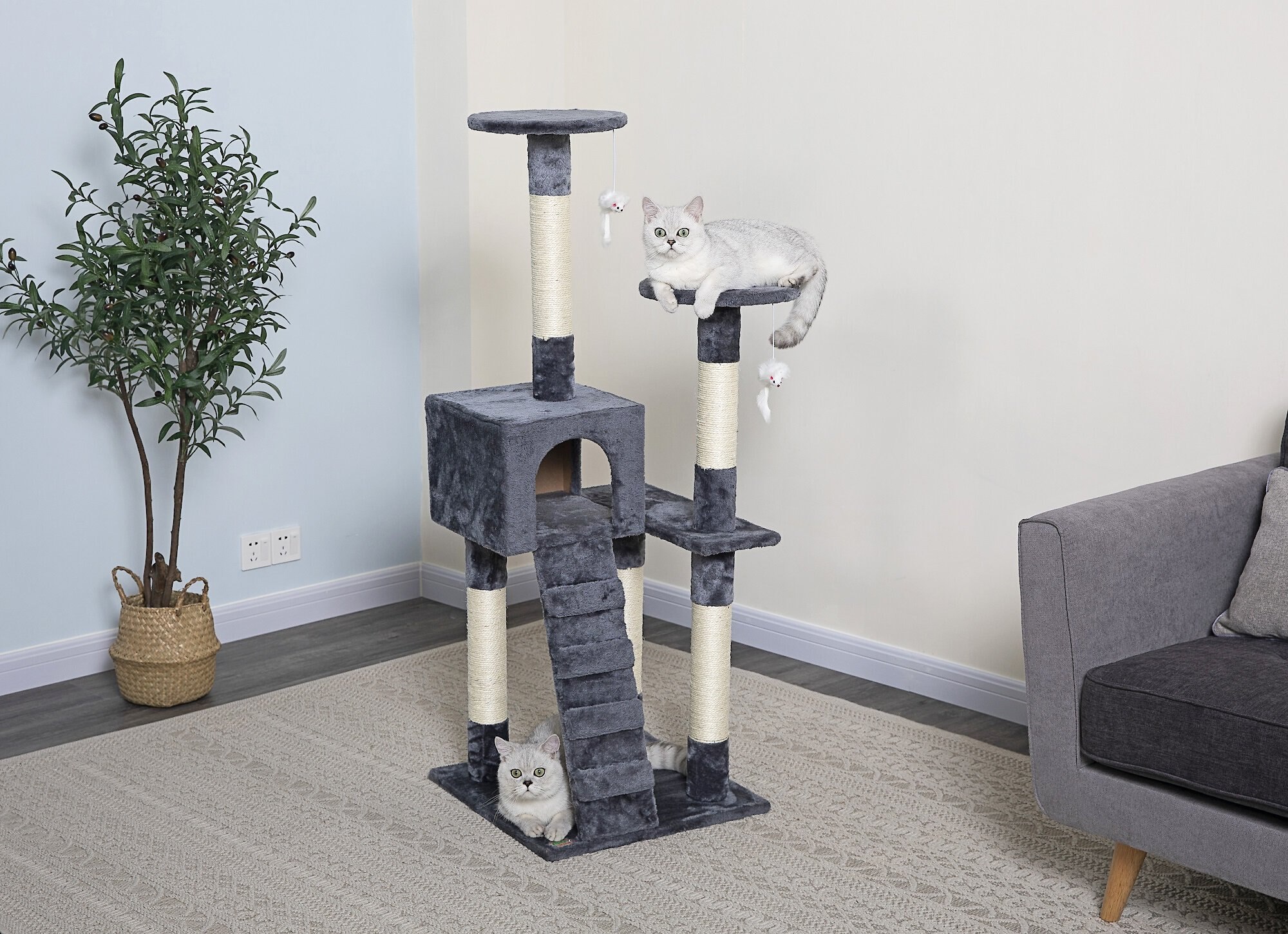 Can I get replacement or extra toys for my cat tree?