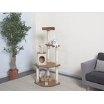 Go Pet Club 60-in IQ Busy Box Cat Tree Condo, Beige